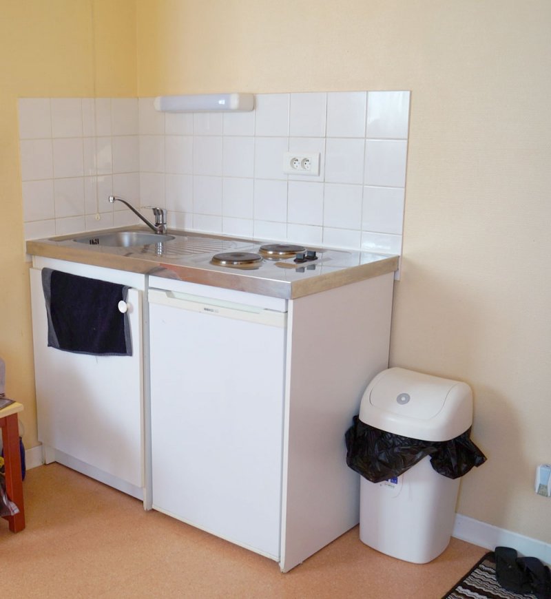 Location T1 meublé avec kitchenette Vannes
